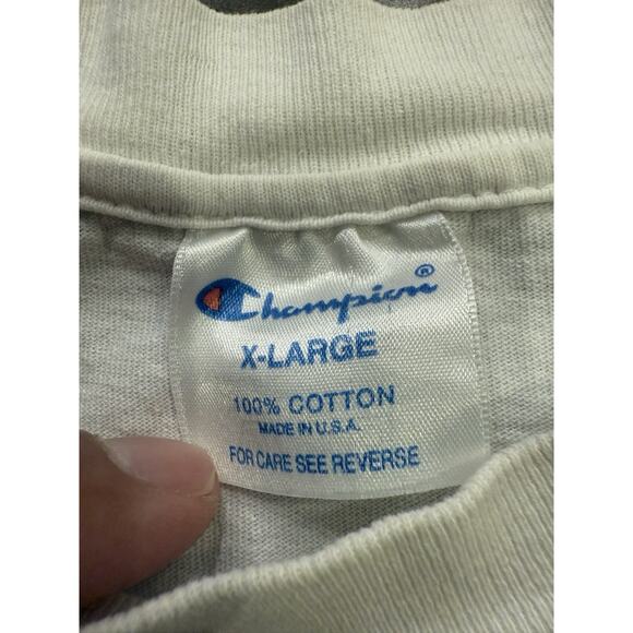 Vintage Champion Mens White Super Bowl Champs 1998 Denver Broncos Shirt XL USA - Picture 5 of 8